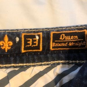 33/32 relaxed straight men’s rock revival